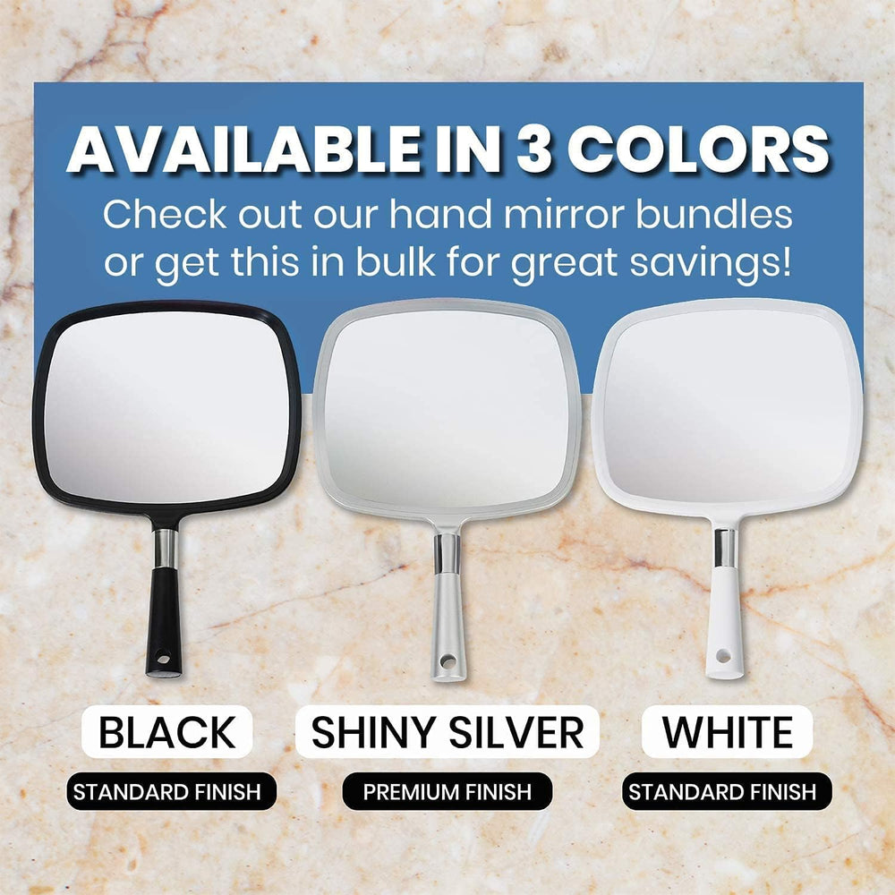 MIRRORVANA ergonomic grip ensures comfortable handling during long grooming sessions.