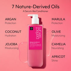 Mise En Scene perfume conditioner fragrance swatch reveals peony and rose scent