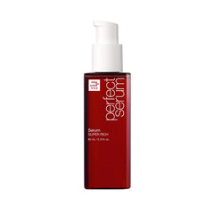 Mise En Scene Perfect Rich Serum bottle pour delivers immediate nourishment