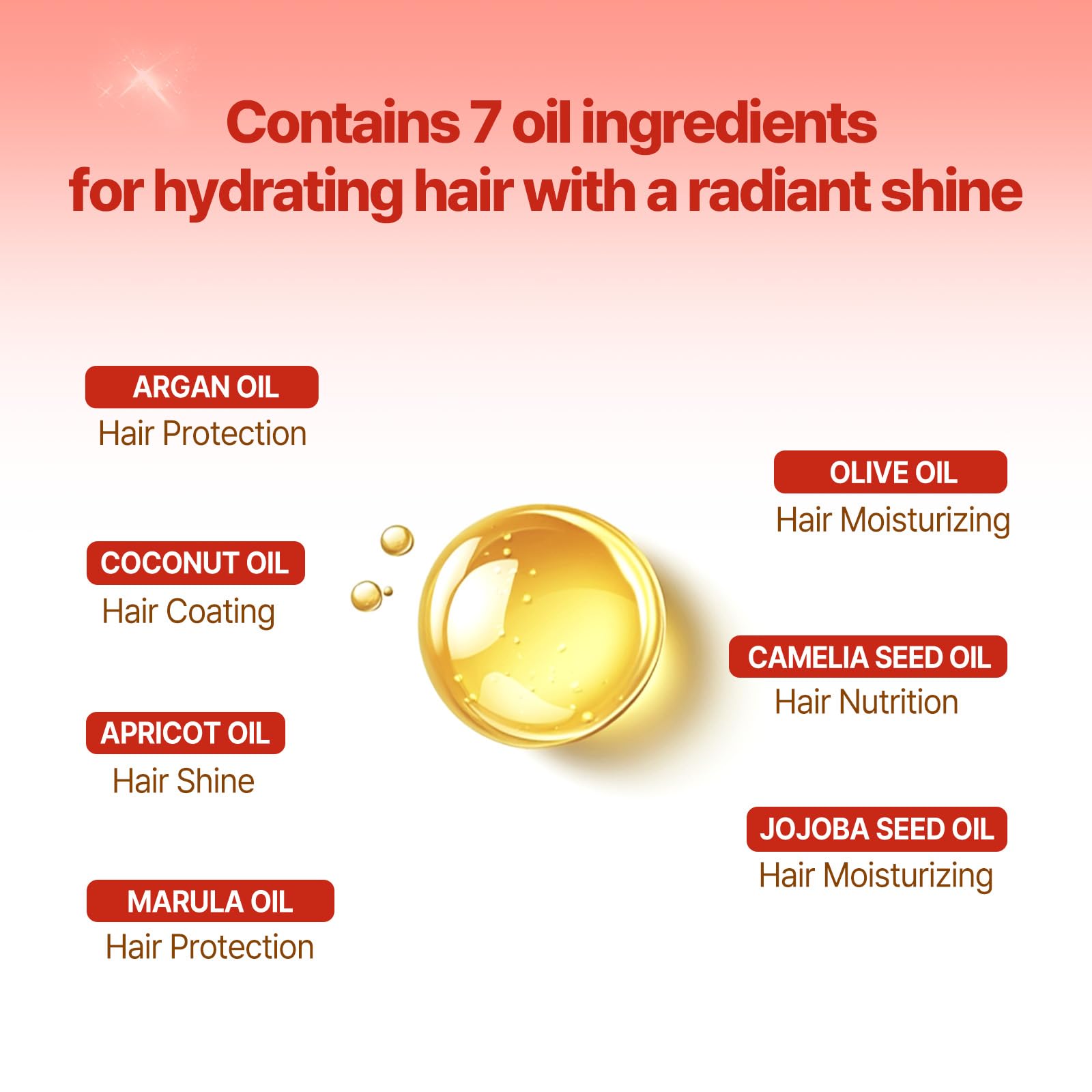 Mise En Scene Perfect Rose Serum argan-oil-blend nourishes with natural oils.