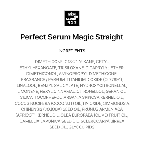 Mise En Scene Perfect Serum frizz control on humid days