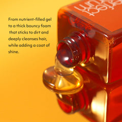 Mise En Scene Perfect Serum Original Shampoo jojoba seed detail moisture boost for curls.