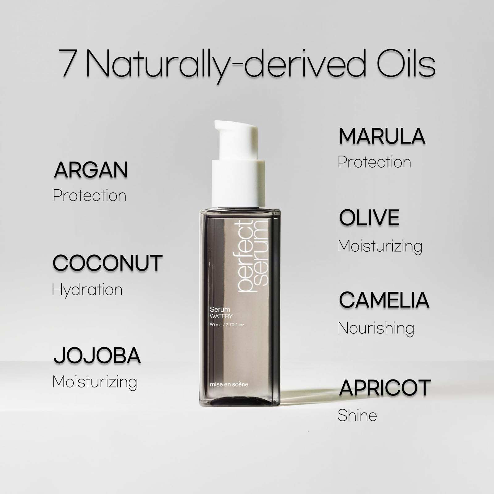 Mise En Scene Perfect Serum Watery citrus scent notes for refreshing fragrance
