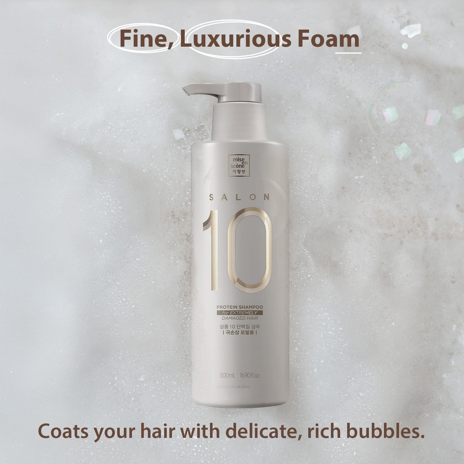 Mise En Scene fragrance shampoo showcasing salon-like hair perfume effect