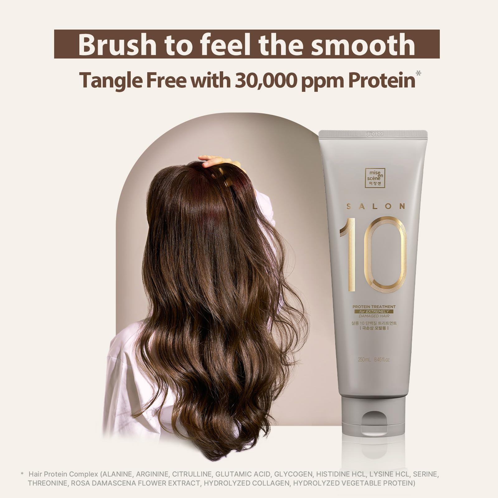 Mise En Scene Salon 10 Protein Treatment packaging display