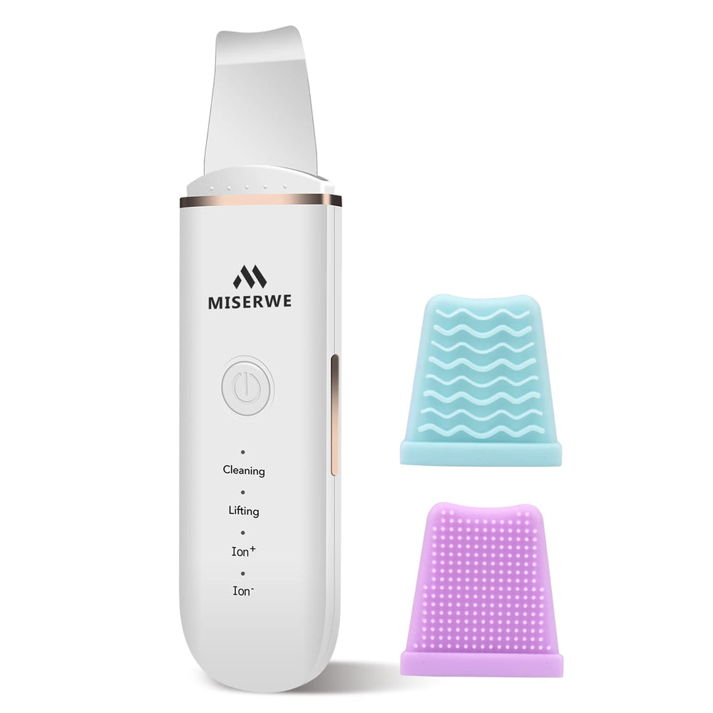 MISERWE Skin Scrubber white pore cleaning during routine use