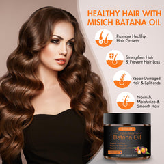 MISICH Batana oil label closeup shows Vitamin E benefits.