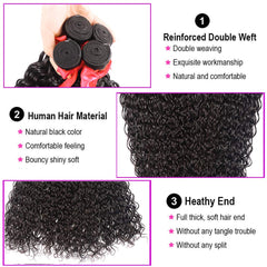 Miss GAGA Brazilian virgin hair water wave close-up shows silky shine and softness.