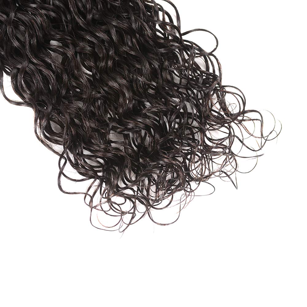 Miss GAGA lifestyle-styled look with water wave bundles for versatile results.