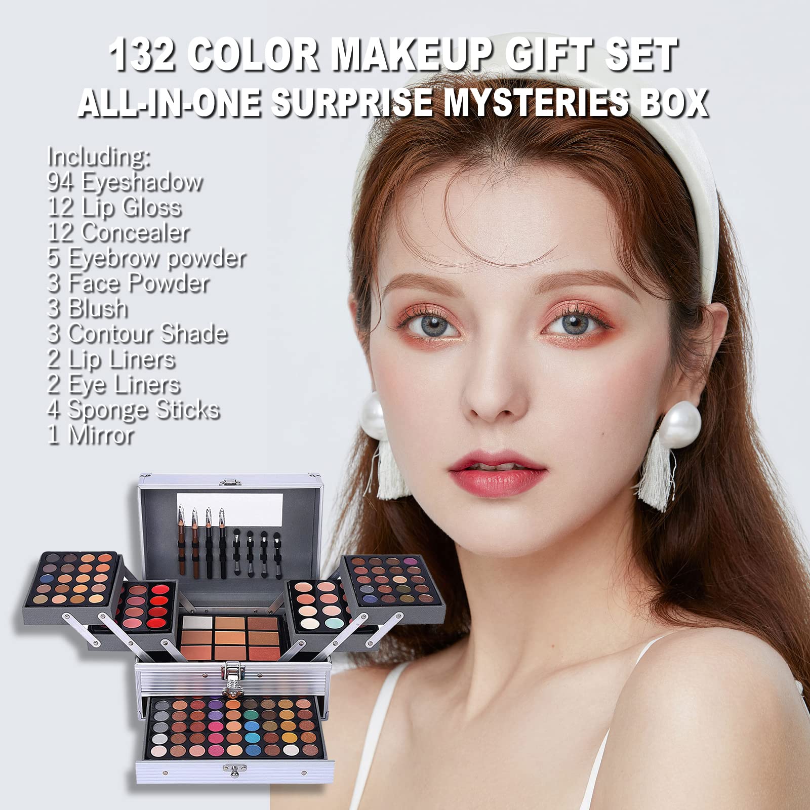 Miss Rose gift packaging design makes a stylish present for makeup lovers.