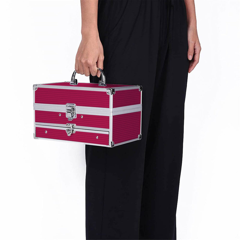 Miss Rose All In One 132-Color Makeup Kit tools row invites quick, precise application anytime.