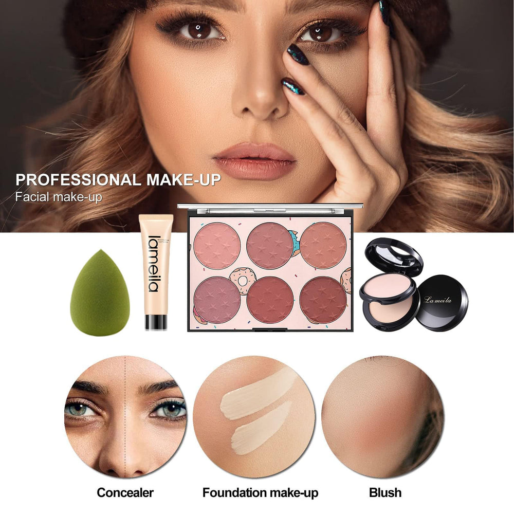 Miss Rose M All In One eyeshadow palette with rich shades for day-to-night looks.