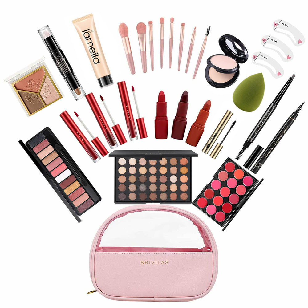 Miss Rose M All In One Kit cosmetic bag reinforces organization for travel-ready beauty routines