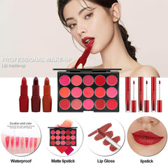 Miss Rose M All In One Kit foundation bottle demonstrates smooth coverage for even skin tone