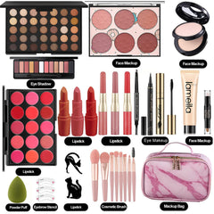 Miss Rose M All In One Makeup Kit lip-gloss highlights glossy lips and subtle shine