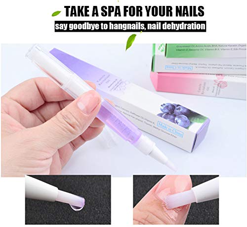 Miss Forever cuticle oil pen bottle and pen view for convenient dual-use.
