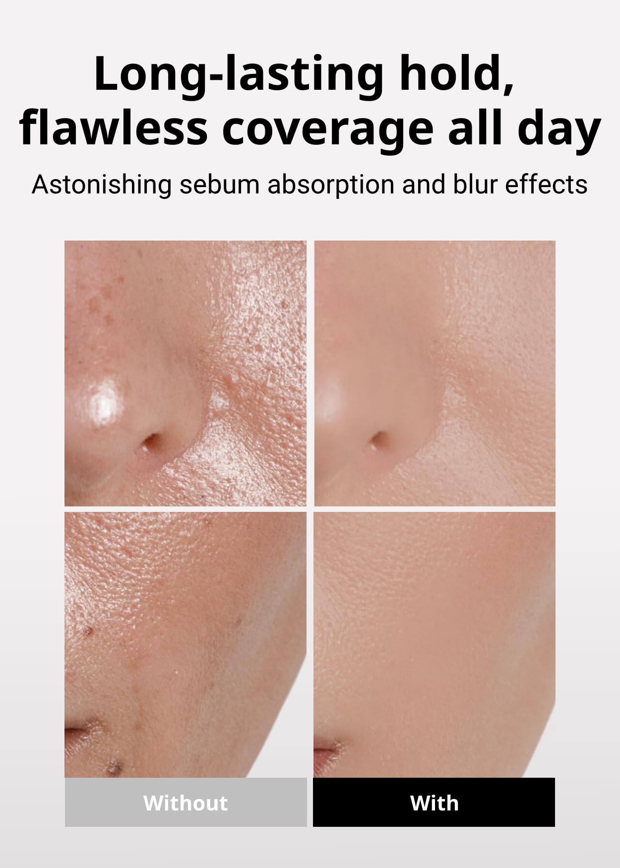 MISSHA Airy Pot powder on skin shows breathable coverage adapting to tone