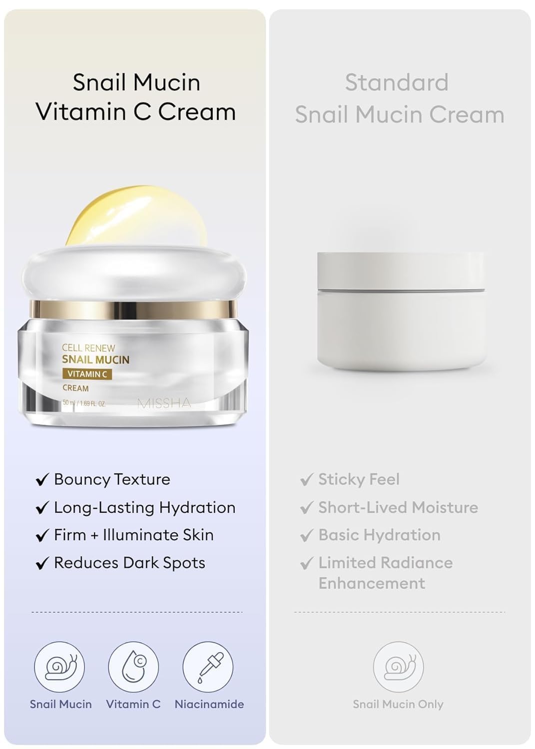 MISSHA suitable for oily and dry skin, supporting plumpness and smoothness.
