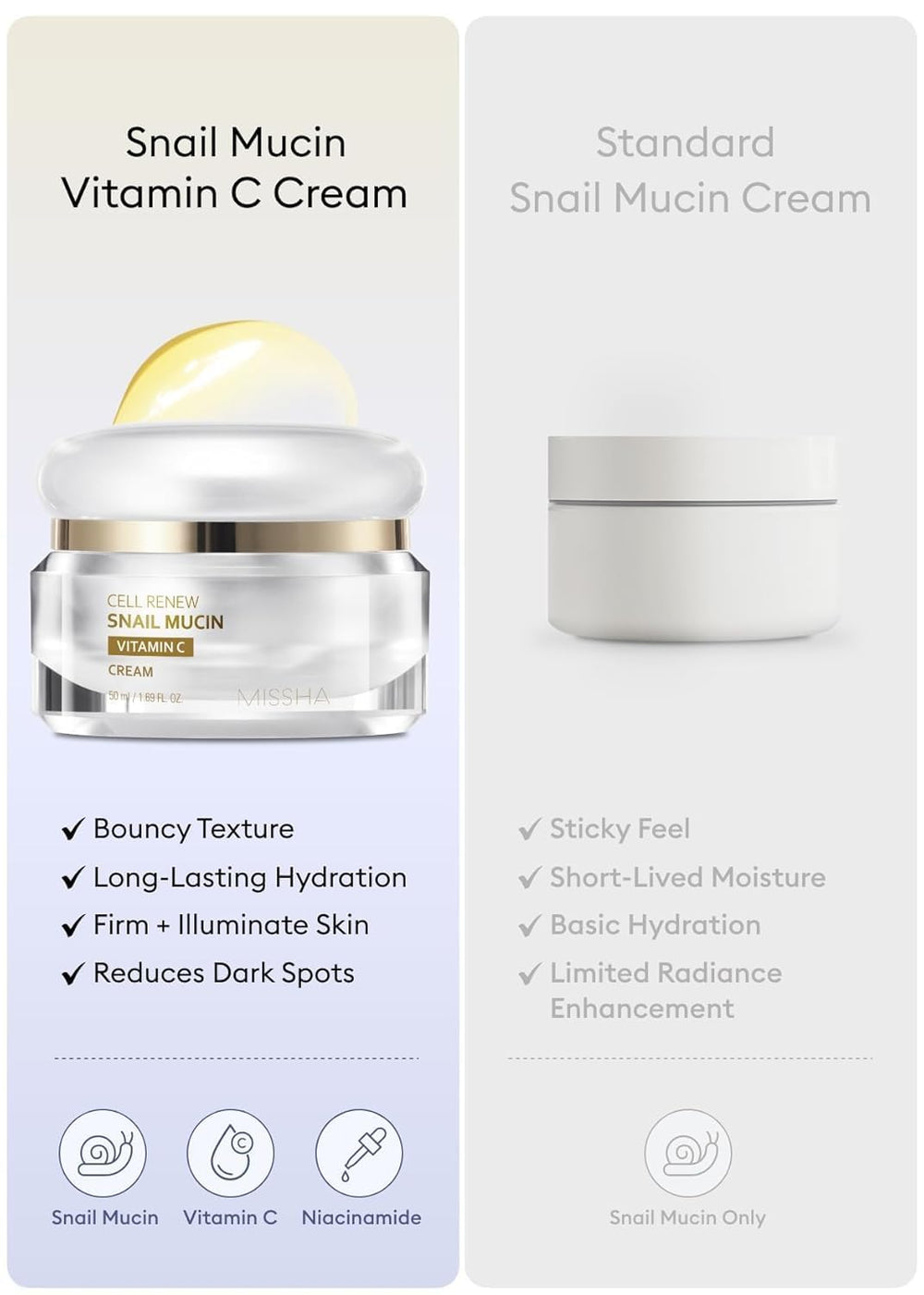 MISSHA suitable for oily and dry skin, supporting plumpness and smoothness.