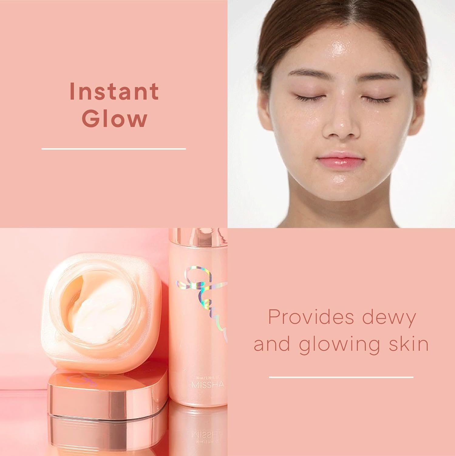 MISSHA Glow Skin Balm compact 50ml packaging for travel-friendly routine