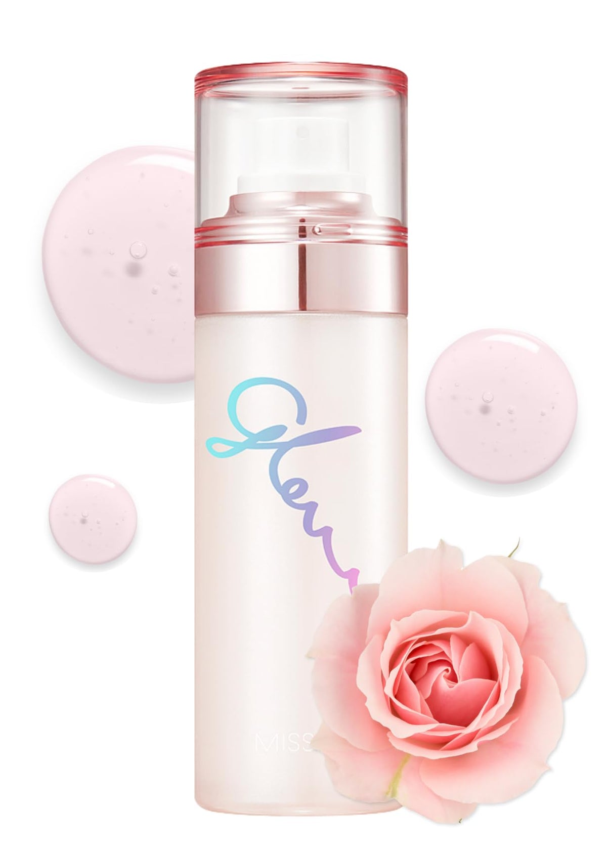 MISSHA Glow Skin Balm To Go Mist packaging showcases portable design for on-the-go hydration.