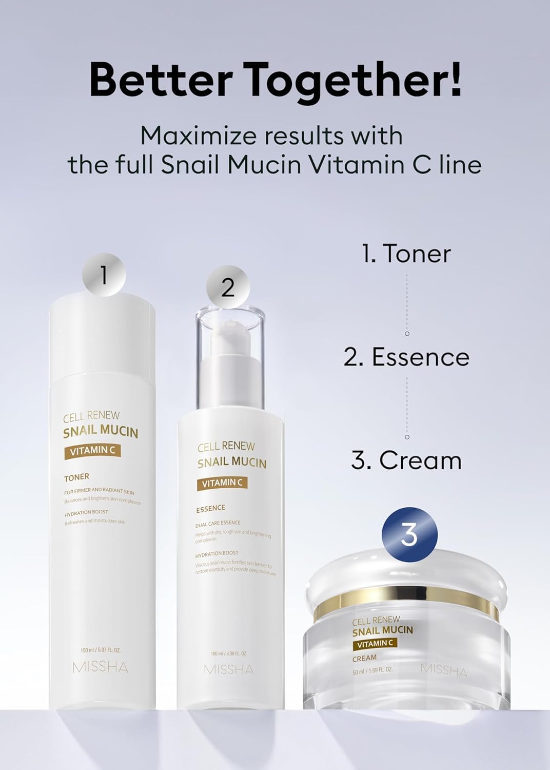 MISSHA Korean skincare heritage image highlighting advanced formula and glass-skin ideals.