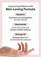 MISSHA M BB Boomer Primer with adenosine for gentle fine-line smoothing.