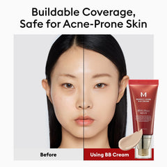 MISSHA M Perfect Cover BB Cream No.23 priming base with skincare benefits for smoother application.