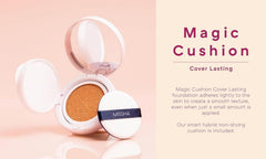 MISSHA Magic Cushion sponge applies foundation smoothly for effortless blending and a natural finish.