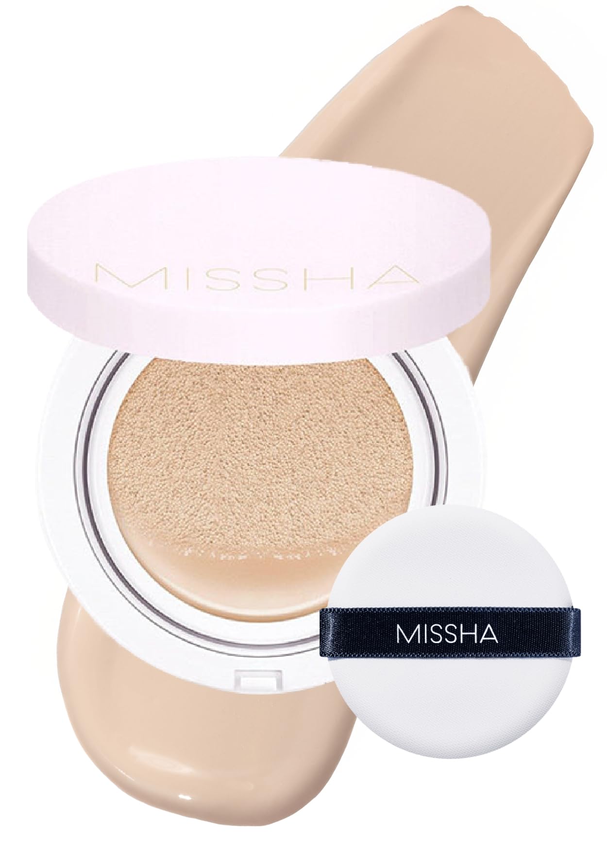 MISSHA Magic Cushion No21 Light Beige compact for portable flawless coverage on the go