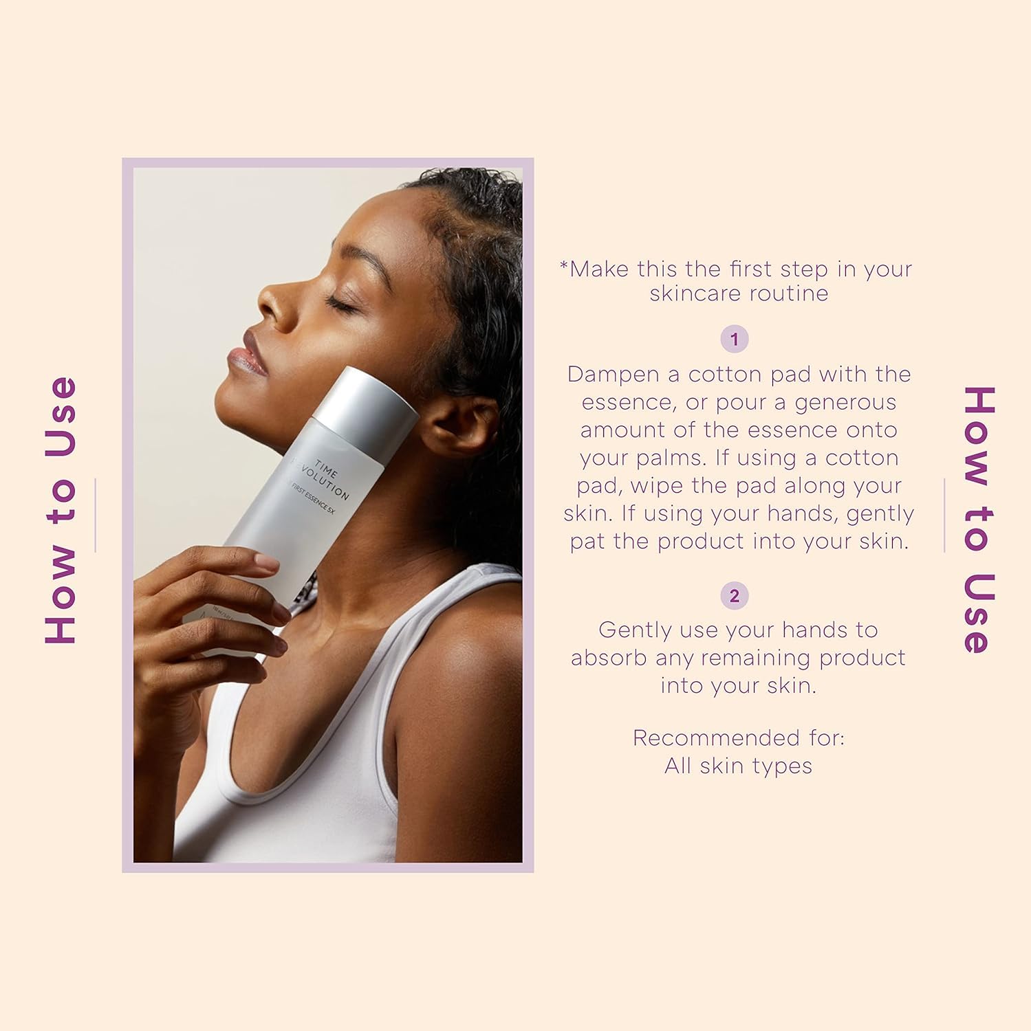 MISSHA Time Revolution First Essence 5X droplet pour capturing soothing texture