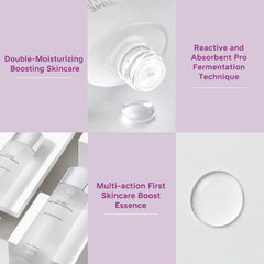 MISSHA Time Revolution RX double fermentation process close-up highlights advanced fermentation.
