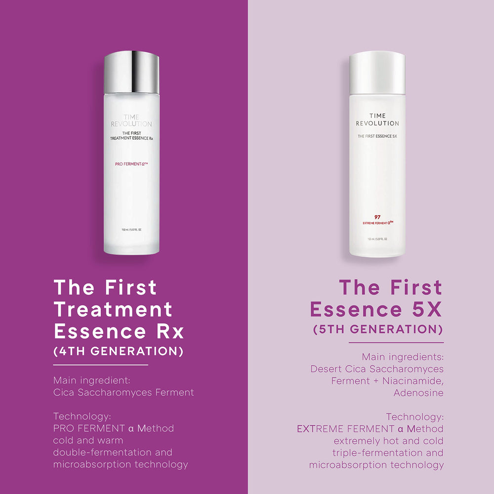 MISSHA Time Revolution RX dry skin focus emphasizes intense hydration prep.