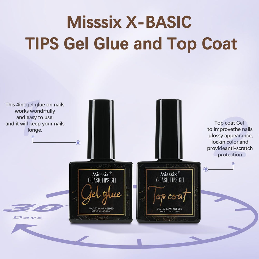 Misssix Deep French Tip nails being applied on finger demonstrates easy DIY fit.