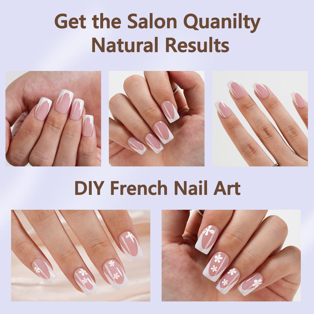Misssix Deep French Tip back shows the thin back edge for comfortable wear.