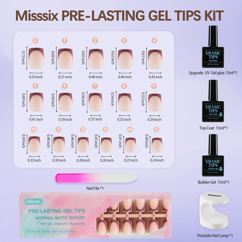 Misssix nail glue bottle for strong adhesion