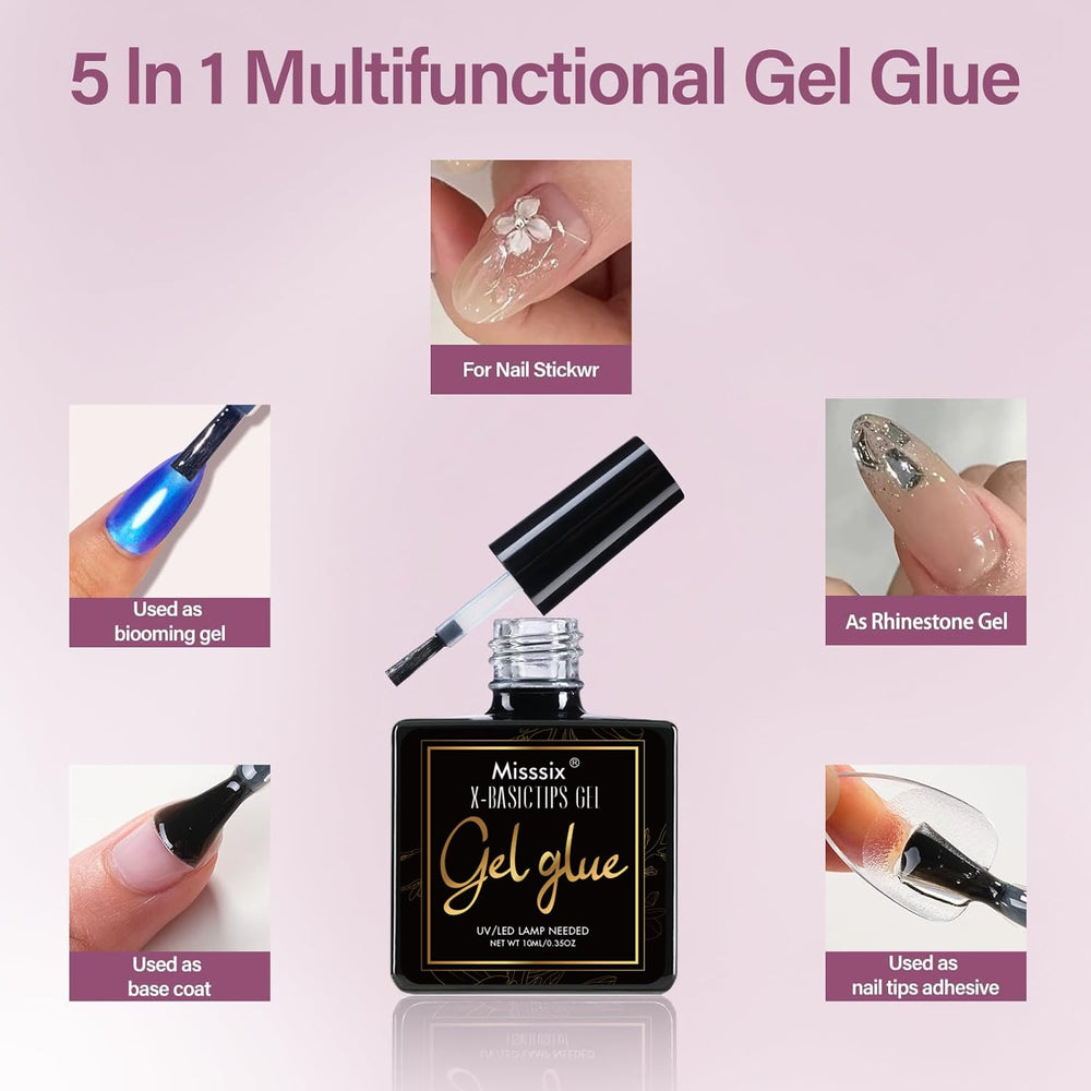 Misssix portable UV LED nail lamp shown with compact design for fast curing on the go.