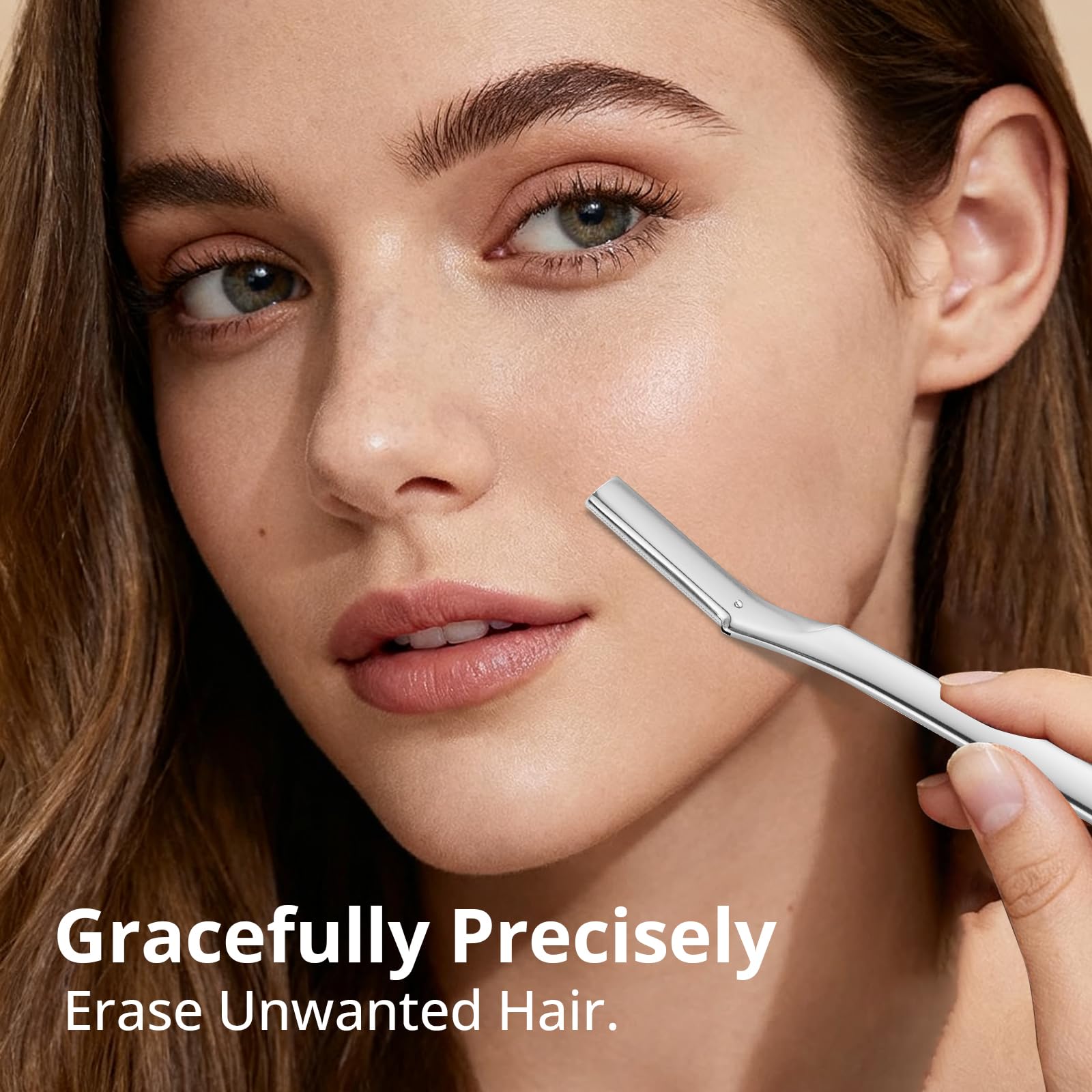 Mistfree Dermaplane Razor reusable cap emphasizes eco-friendly, long-term skincare routine.