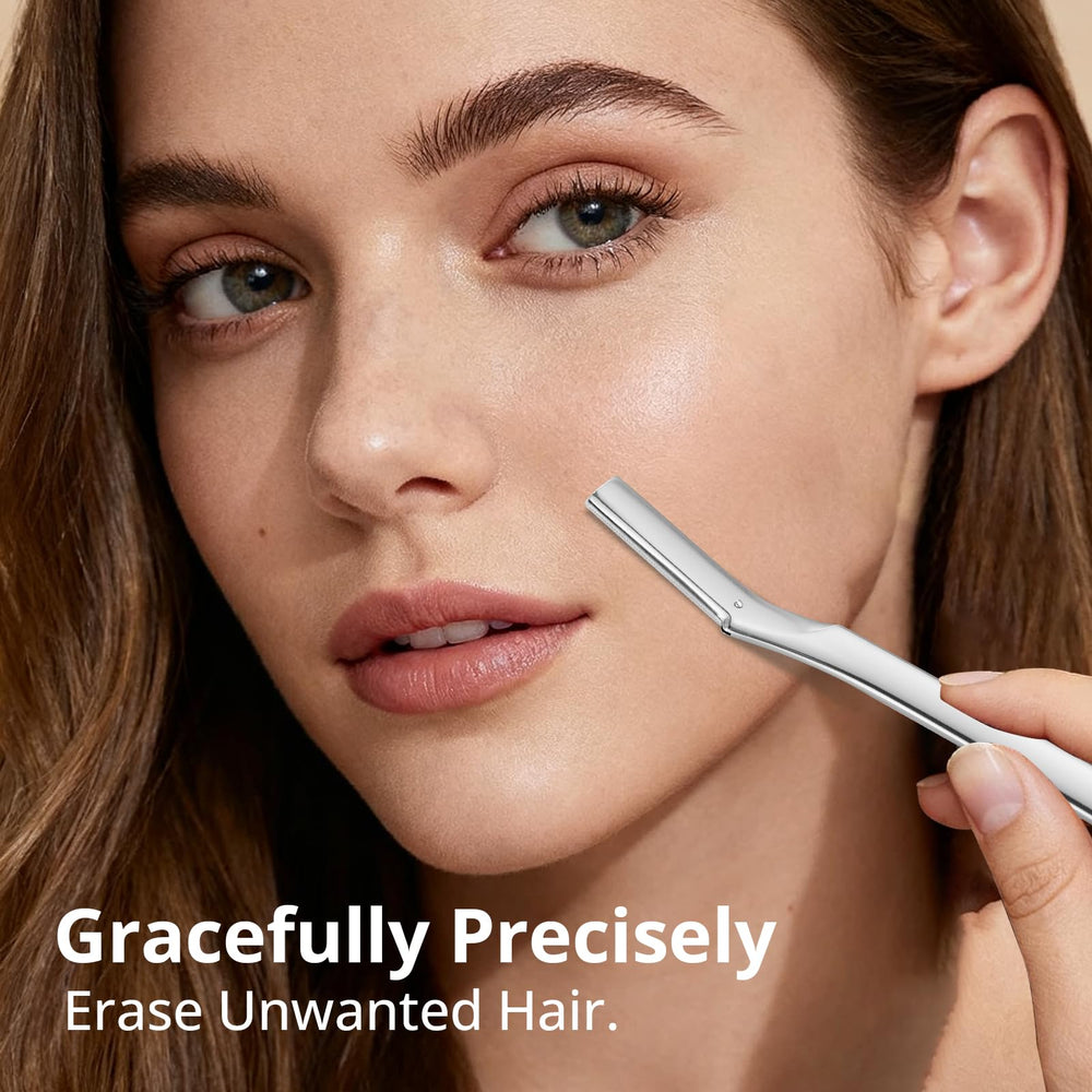 Mistfree Dermaplane Razor reusable cap emphasizes eco-friendly, long-term skincare routine.