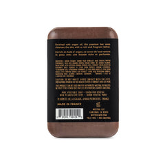 Mistral Bourbon Vanilla soap texture reveals triple-milled richness and smoothness.