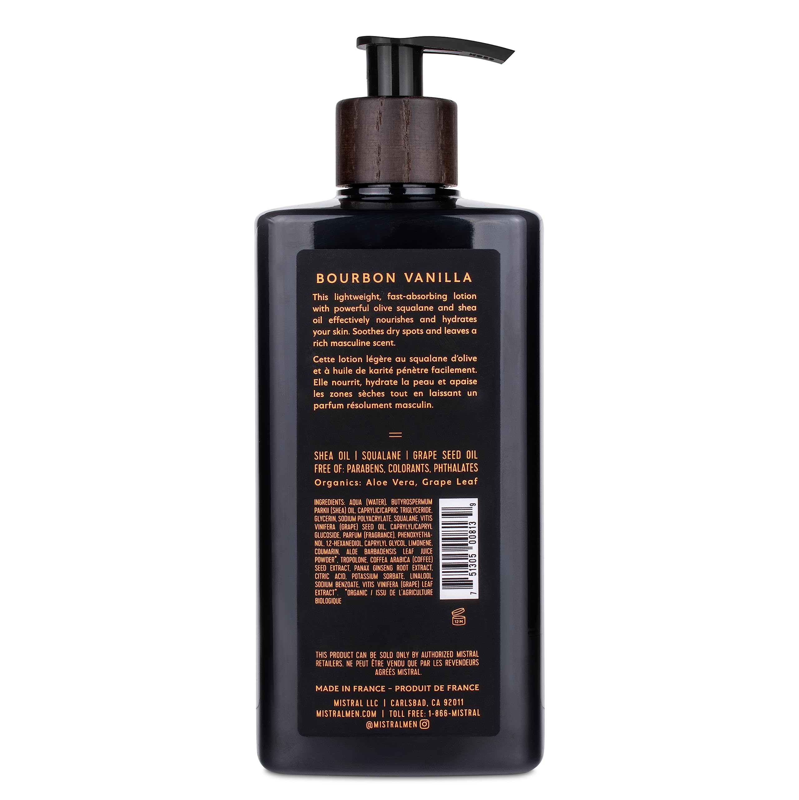 Provence label close-up on Mistral packaging signals artisanal French craftsmanship