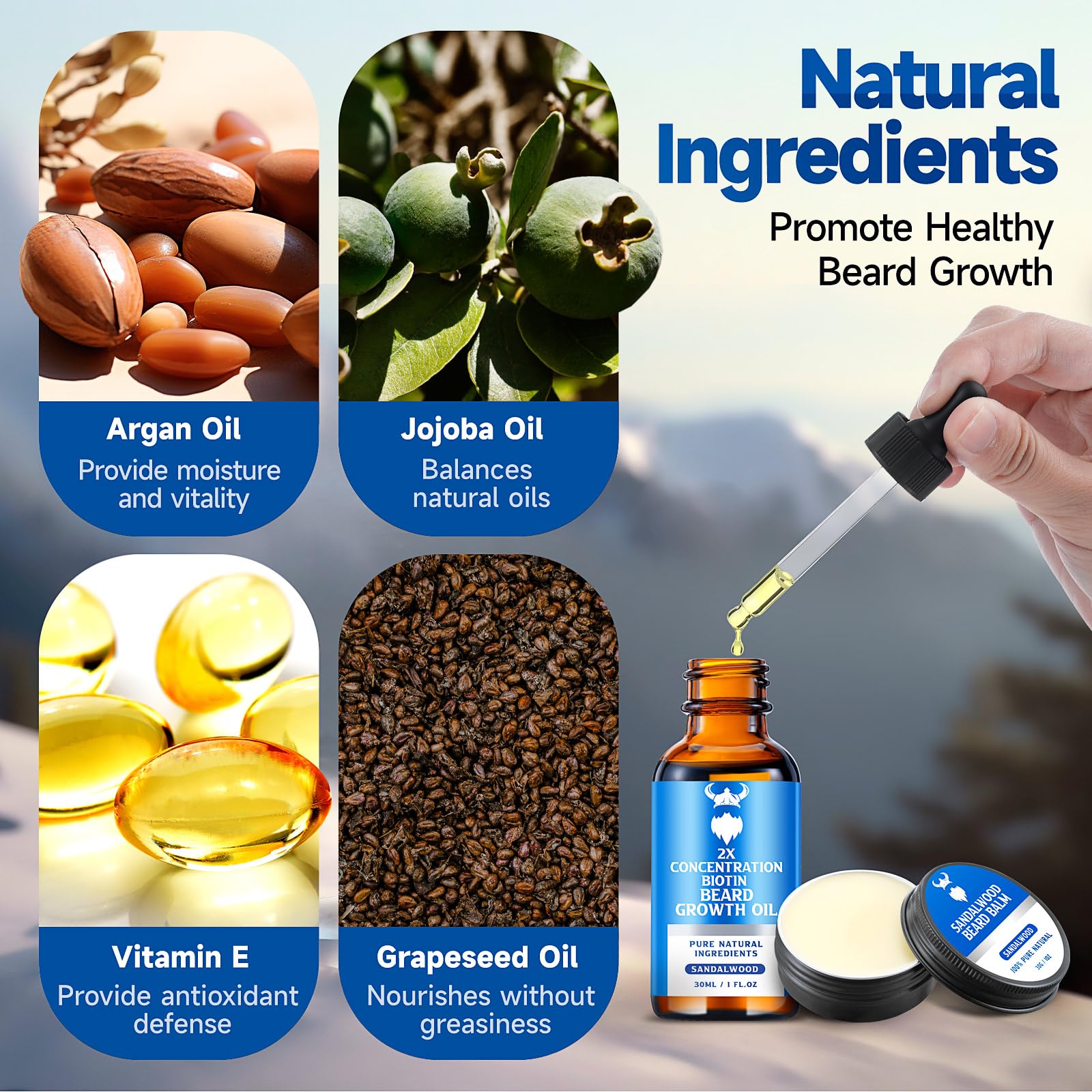 MistySprite argan oil bottle close-up emphasizing antioxidant nourishment.