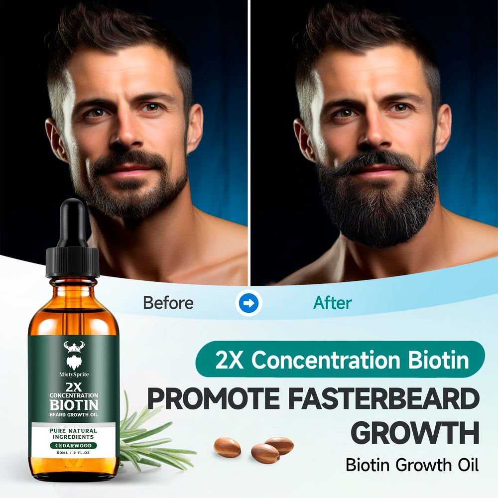 MistySprite beard oil with argan oil for nourishing moisture