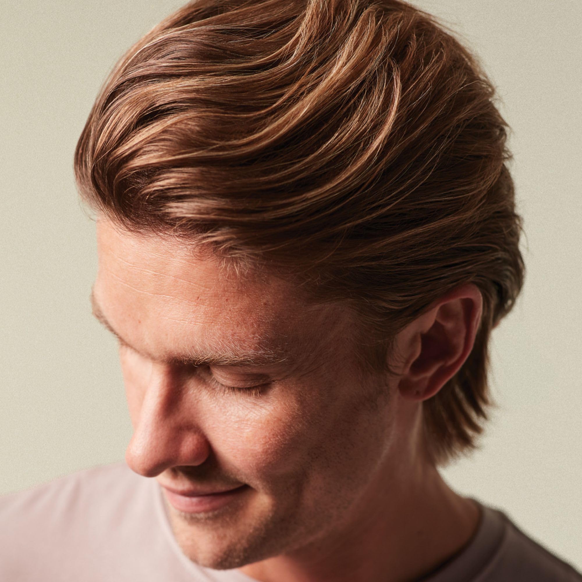 MITCH Calibrate Thickening Cream on hair ready for styling without weight
