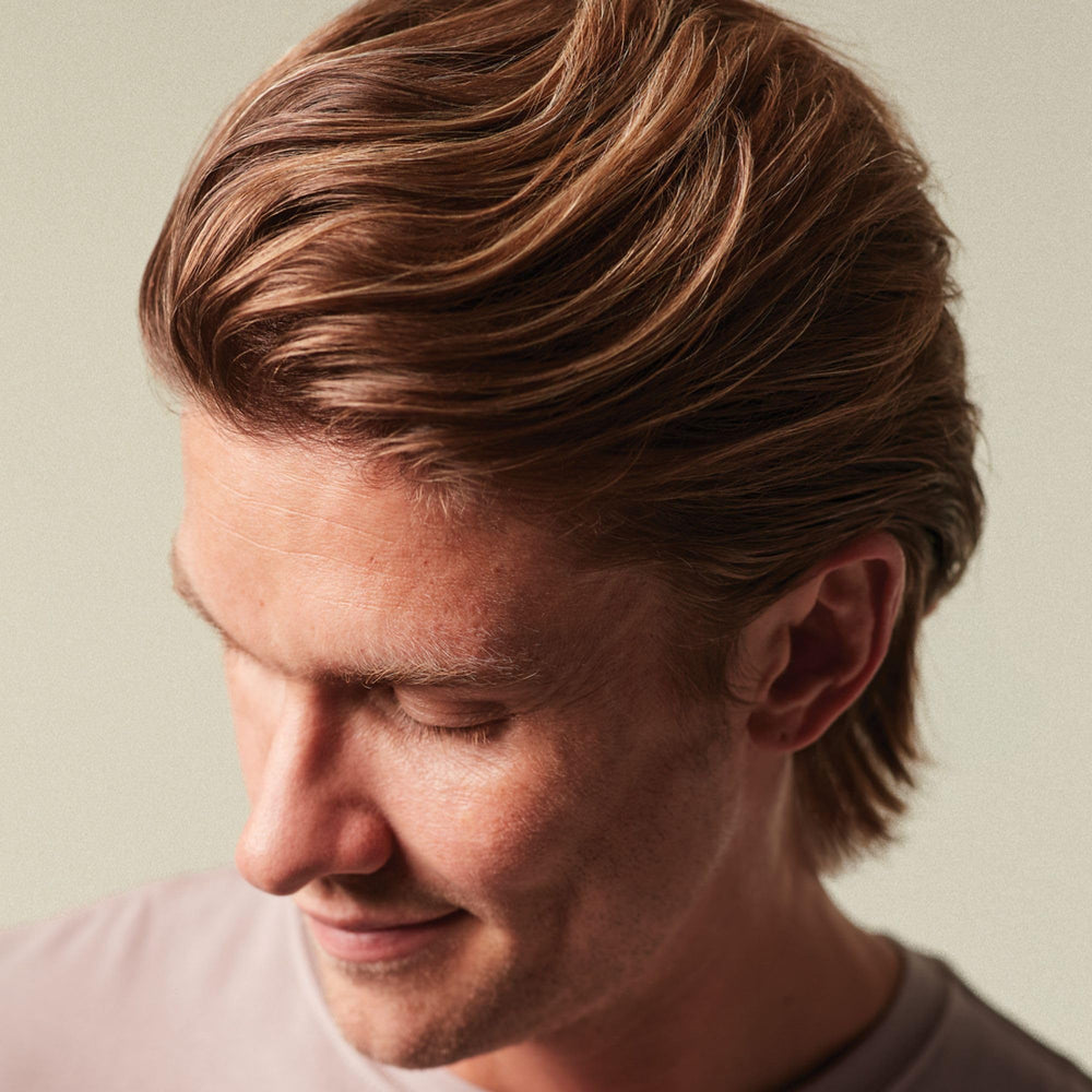 MITCH Calibrate Thickening Cream on hair ready for styling without weight