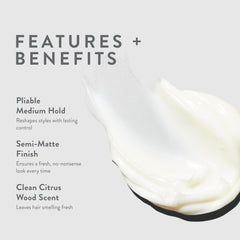 MITCH Clean Cut styling cream bottle highlights easy, natural finish for daily grooming.
