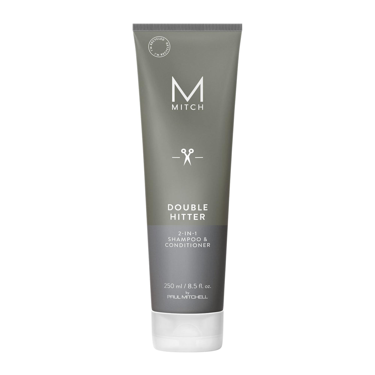 MITCH Double Hitter bottle closeup highlights citrus mint scent for daily refresh