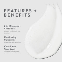 MITCH Double Hitter lather forms rich foam for easy cleansing