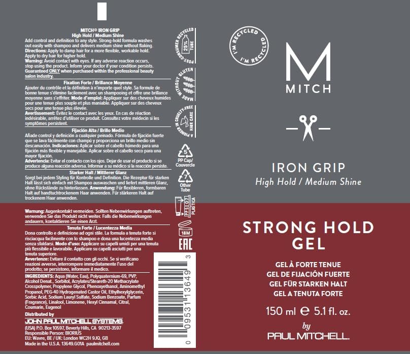 MITCH Iron Grip works across all hair types and textures for flexible styling.