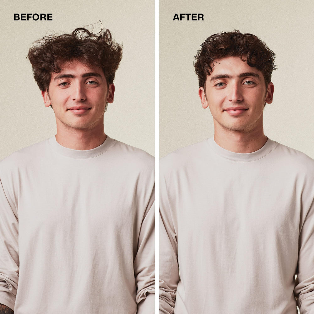 MITCH Matterial Finishing Clay hair texture closeup demonstrates bulked-up fullness.